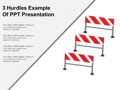 3 hurdles example of ppt presentation