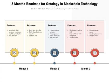 3 months roadmap for ontology in blockchain technology
