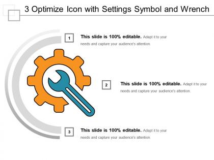 3 optimize icon with settings symbol and wrench