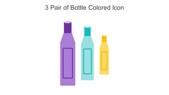3 Pair Of Bottle Colored Icon In Powerpoint Pptx Png And Editable Eps Format