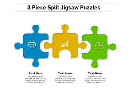 3 piece split jigsaw puzzles