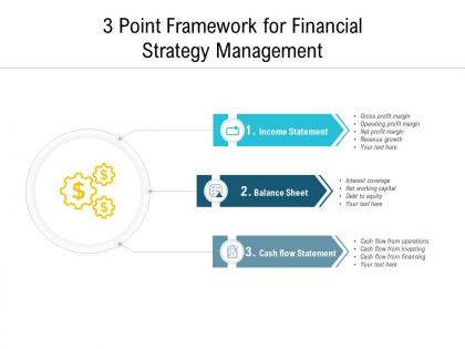 3 point framework for financial strategy management