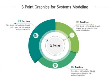 3 point graphics for systems modeling infographic template
