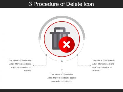3 procedure of delete icon