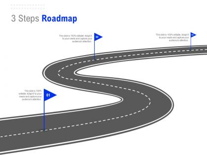 3 steps roadmap c1312 ppt powerpoint presentation infographics slides