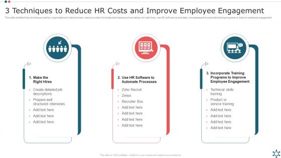 3 Techniques To Reduce HR Costs And Improve Employee Engagement