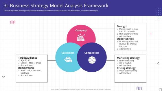 3c Business Strategy Model Analysis Framework