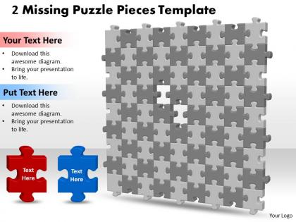 3d 9x9 missing puzzle piece template