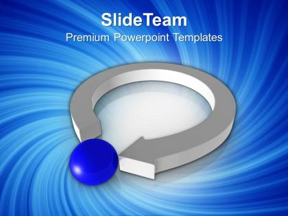 3d arrow and ball leadership concept powerpoint templates ppt themes and graphics 0213