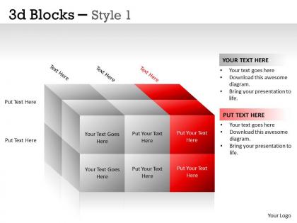 3d blocks style 1 ppt 10
