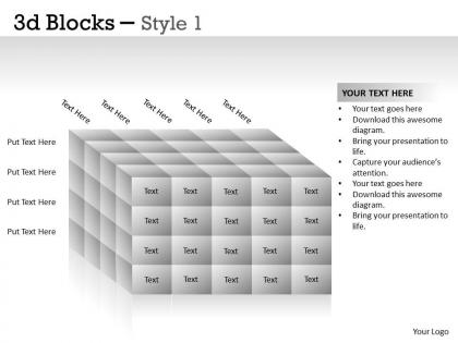 3d blocks style 1 ppt 21