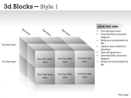 3d blocks style 1 ppt 9