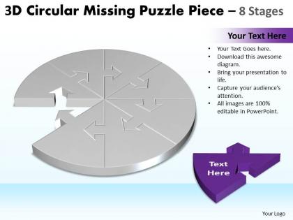3d circular missing puzzle piece 8 stages 2