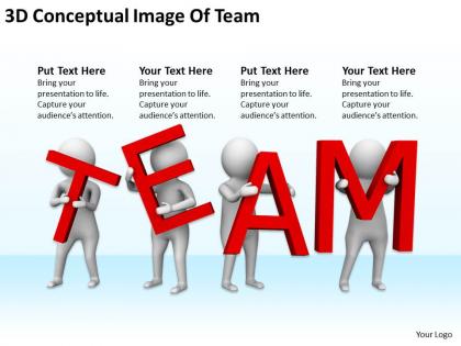 3d conceptual image of team ppt graphics icons powerpoint