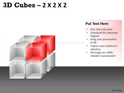 3d cubes 2x2x2 ppt 62