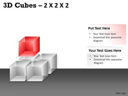 3d cubes 2x2x2 ppt 70