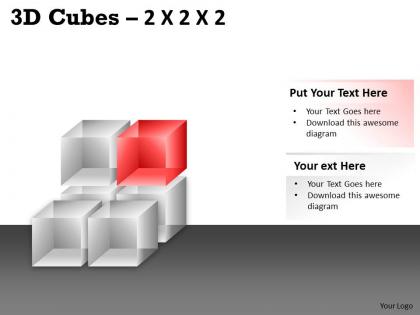 3d cubes 2x2x2 ppt 71