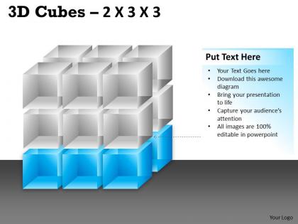 3d cubes 2x3x3 ppt 90