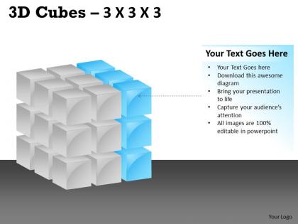 3d cubes 3x3x3 ppt 110