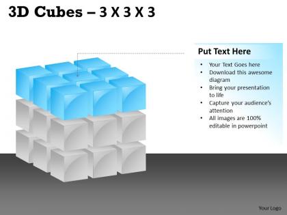 3d cubes 3x3x3 ppt 111