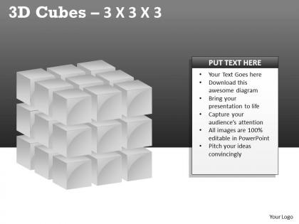 3d cubes 3x3x3 ppt 98