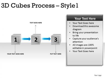 3d cubes process style 1 6