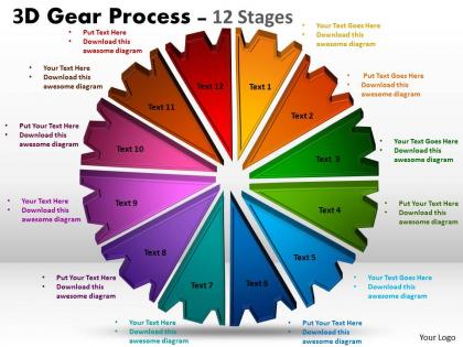 3d gear process 12 stages style 1