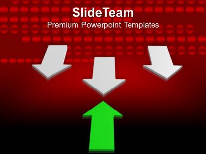 3d illustration of arrows powerpoint templates ppt themes and graphics 0213