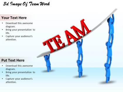 3d image of team work ppt graphics icons powerpoint