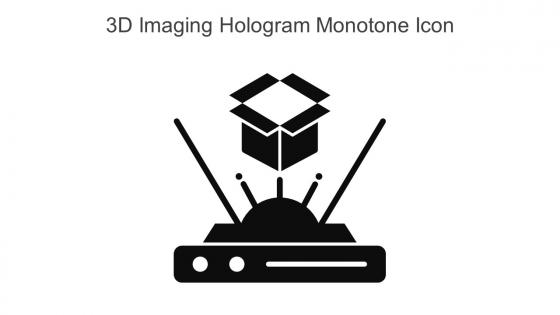 3D Imaging Hologram Monotone Icon In Powerpoint Pptx Png And Editable Eps Format