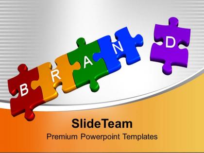 3d jigsaw puzzles of brand sales powerpoint templates ppt themes and graphics 0113