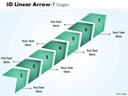 3d linear arrow 7 stages 5