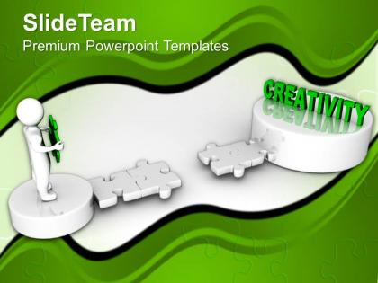 3d man path to creativity business powerpoint templates ppt themes and graphics 0113