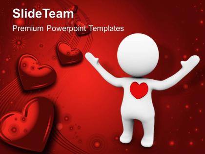 3d man with love symbol powerpoint templates ppt themes and graphics 0213