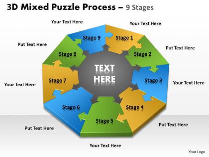 3d mixed puzzle process 9 1