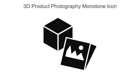 3D Product Photography Monotone Icon In Powerpoint Pptx Png And Editable Eps Format