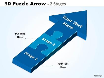3d puzzle arrow 2 stages