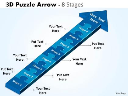 3d puzzle arrow 8 stages