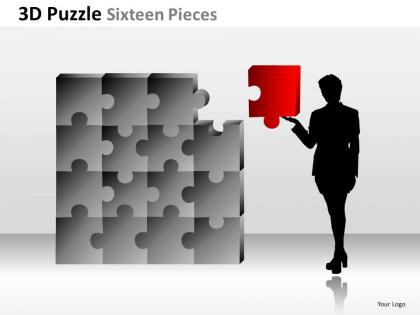 3d puzzle sixteen pieces ppt 6