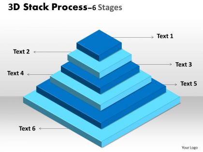 3d stack process with 6 stages
