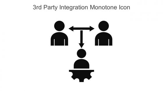3rd Party Integration Monotone Icon In Powerpoint Pptx Png And Editable Eps Format