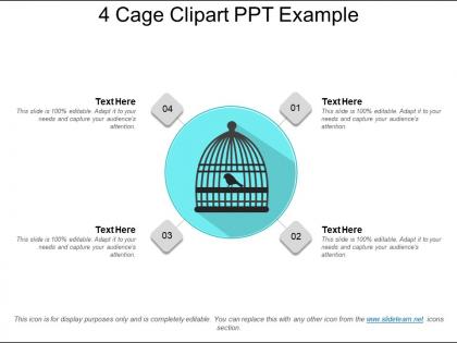4 cage clipart ppt example