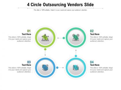 4 circle outsourcing vendors slide