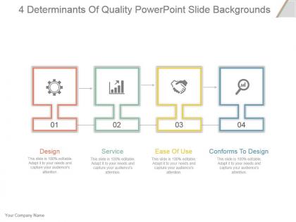 4 determinants of quality powerpoint slide backgrounds