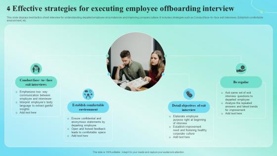 4 Effective Strategies For Executing Employee Offboarding Interview