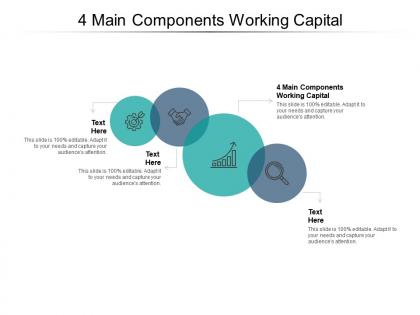 4 main components working capital ppt powerpoint presentation professional graphics cpb