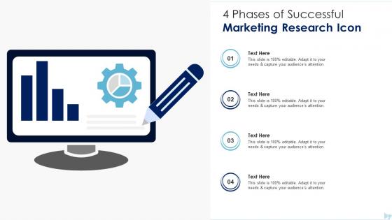 4 Phases Of Successful Marketing Research Icon