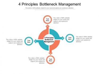 4 principles bottleneck management ppt powerpoint presentation outline file formats cpb