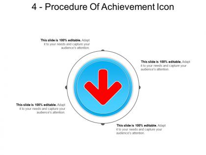 4 procedure of achievement icon