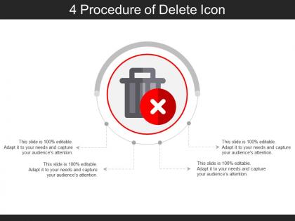 4 procedure of delete icon